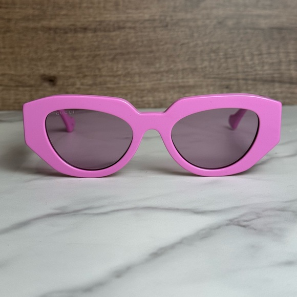 NEW GUCCI GG1421S 004 PINK WOMEN SUNGLASSES GUCCI - Picture 6 of 12